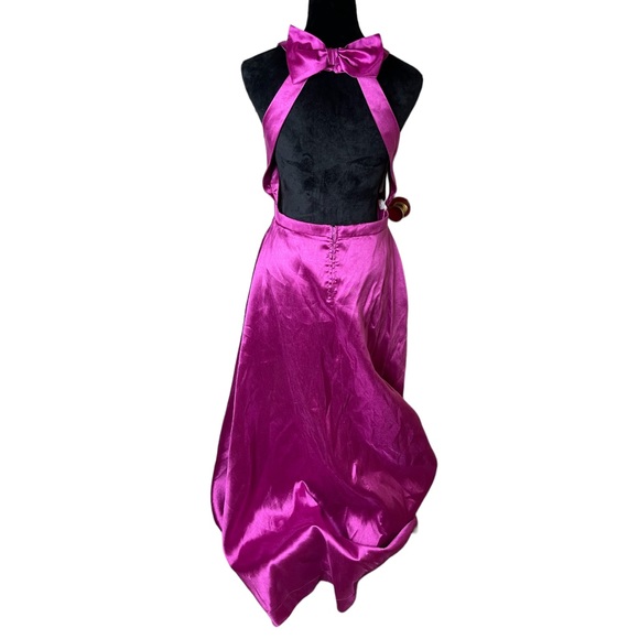 B. Darlin Women's Open Back Full Length Maxi Prom/Evening Dress Size 11/12 - Picture 6 of 8